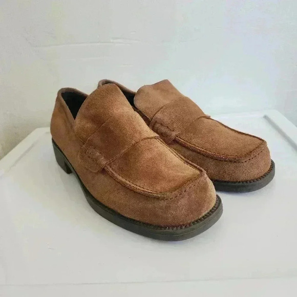 Bernardo Billy brown suede loafers - Picture 2 of 8
